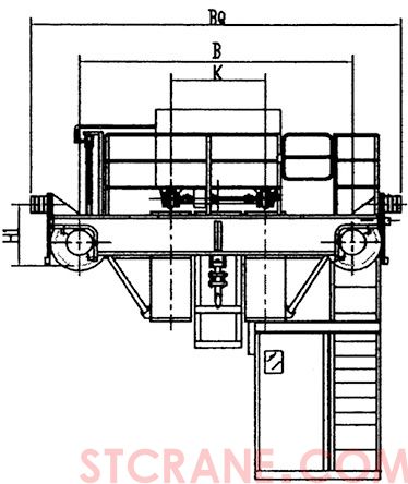 QY型5~20／5吨绝缘桥式起重机(图2)