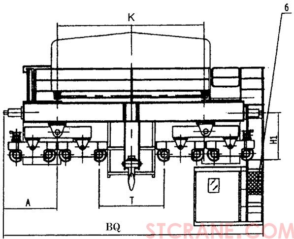 QD型125／32~250／50吨吊钩桥式(图2)